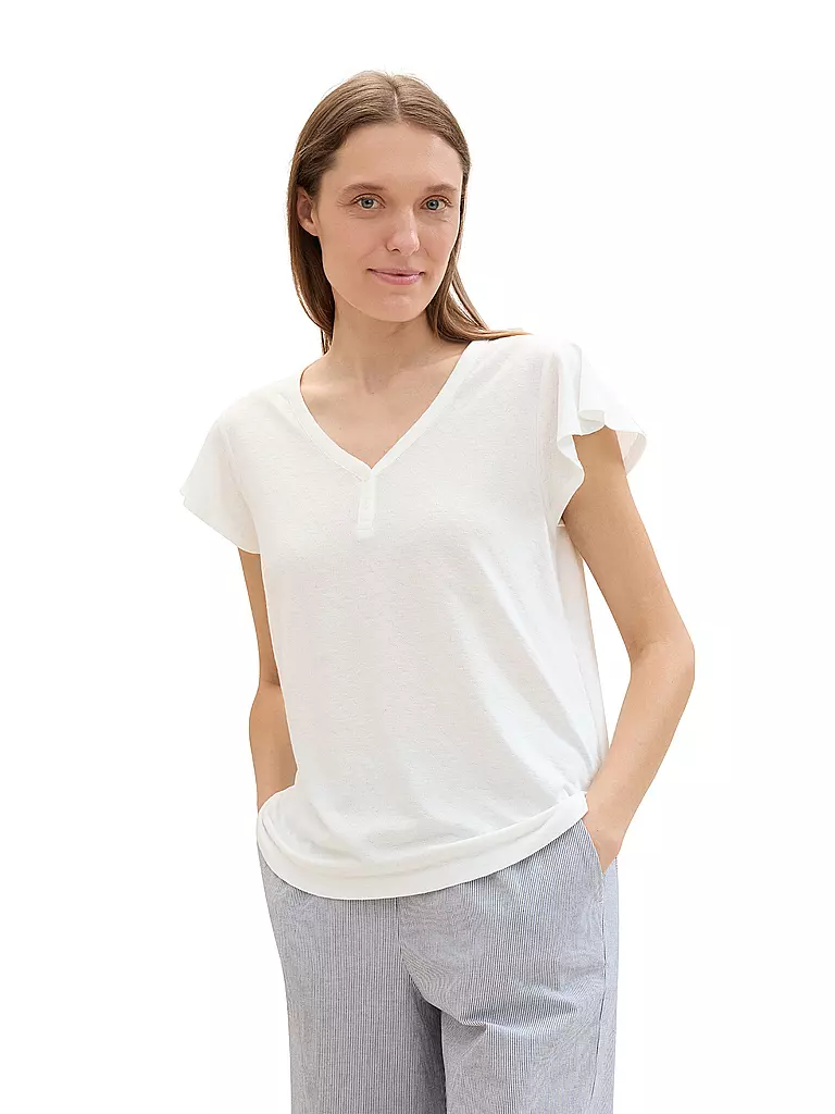 TOM TAILOR T-Shirt  weiss