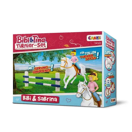 Craze Spielfiguren Set Bibi und Tina, Turnier Set mit Bibi und Sabrina