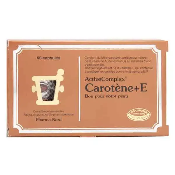 Pharma Nord ActiveComplex Caroteno + E 60 cápsulas