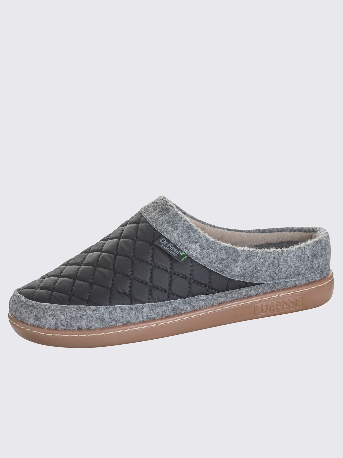 Chaussons mélange de feutre et synthétique
