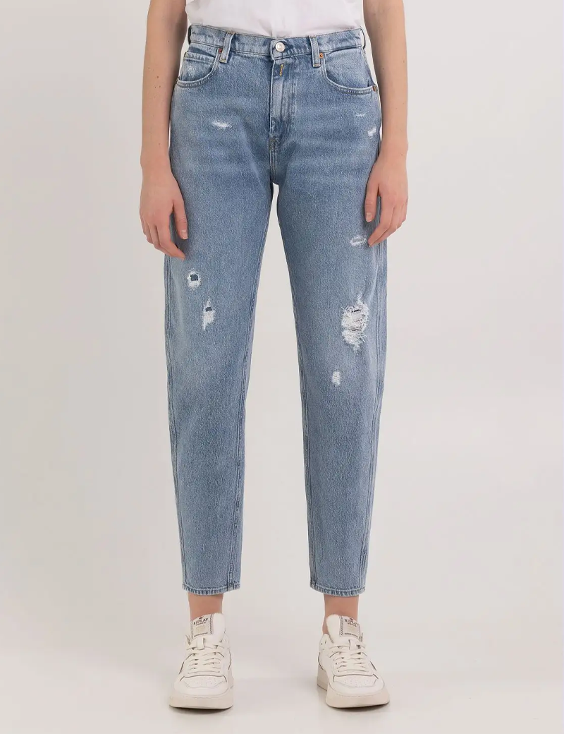 REPLAY JEAN FEMME BALOON KEIDA 553R BLEU