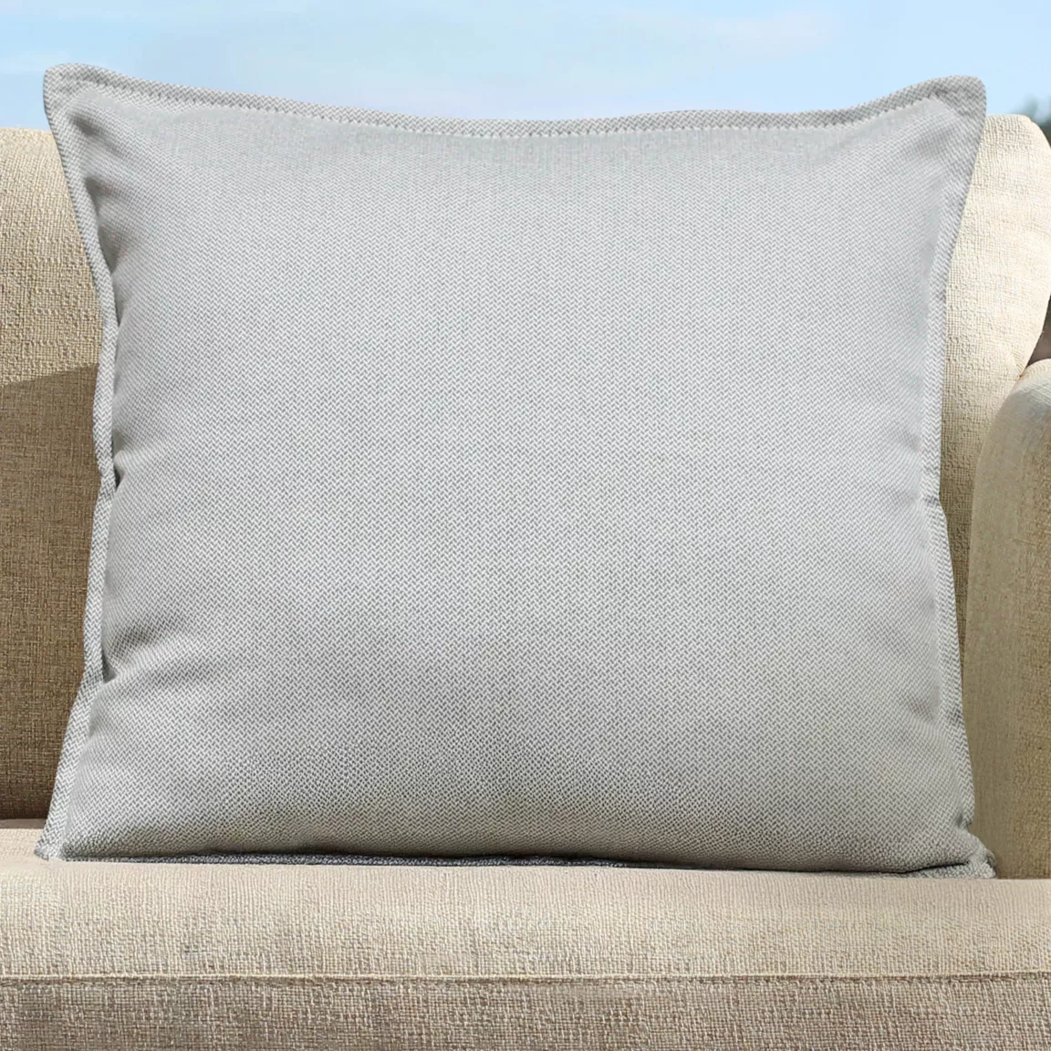 Coussin extérieur carré (45 x 45 cm) Kalena Vert olive clair
