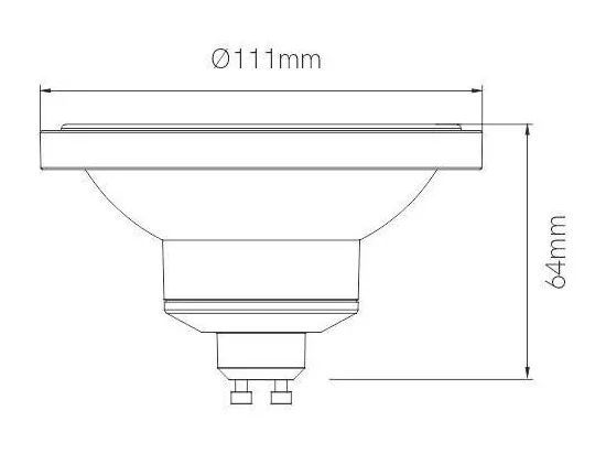 Ampoule LED AR111 LYNK GU10 13W 45 Dimmable