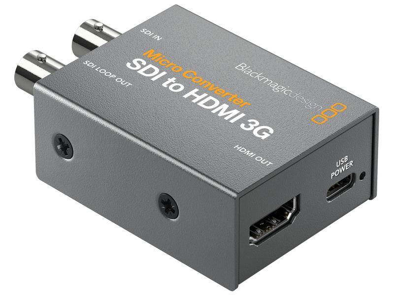 Blackmagic Design Konverter Micro SDI-HDMI 3G Kleiner handlicher USB-Microkonverter
