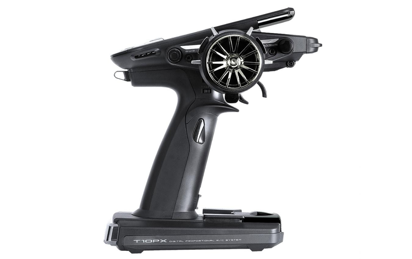 Fernsteuerung T10PX F-4G 2.4 GHz mit R404SBS<br>10 Kanal Sender für Fahrzeuge mit Telemetrie