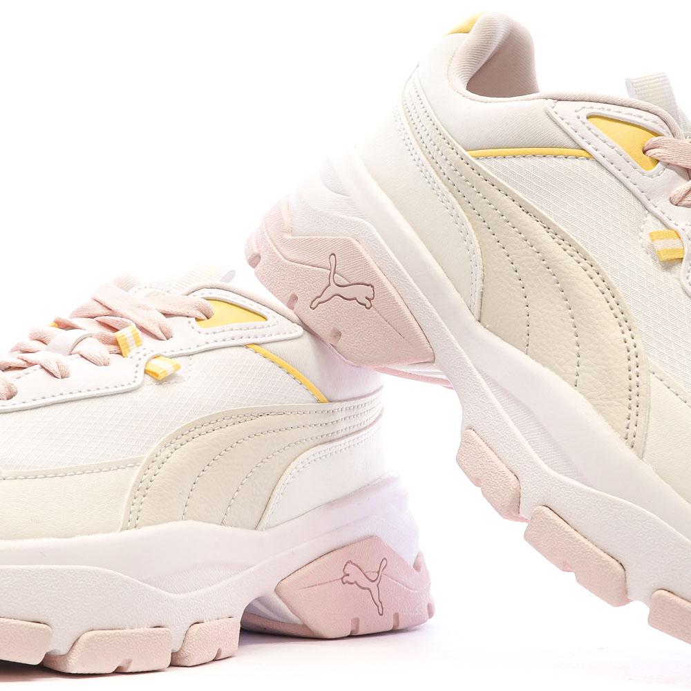 Puma Baskets Roses/Jaune Femme Puma Cassia
