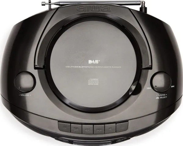 AIWA BBTC-660DAB - Boombox - 4 Watt - sort