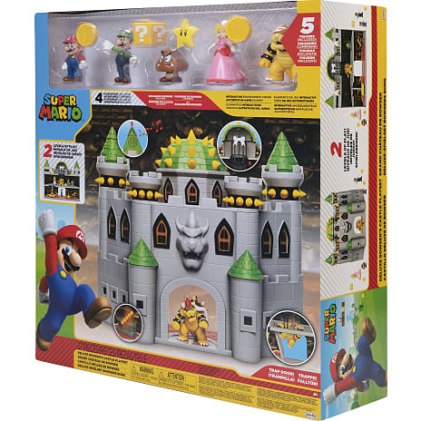 Nintendo Deluxe Bowser slot med 4 figurer