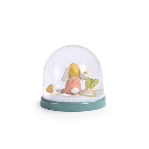 Boule à Neige Trois Petits Lapins Bleu - MOULIN ROTY