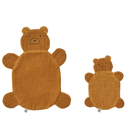 Liewood Babytücher - 2er-Pack - Janai - Mr Bear/Golden Caramel