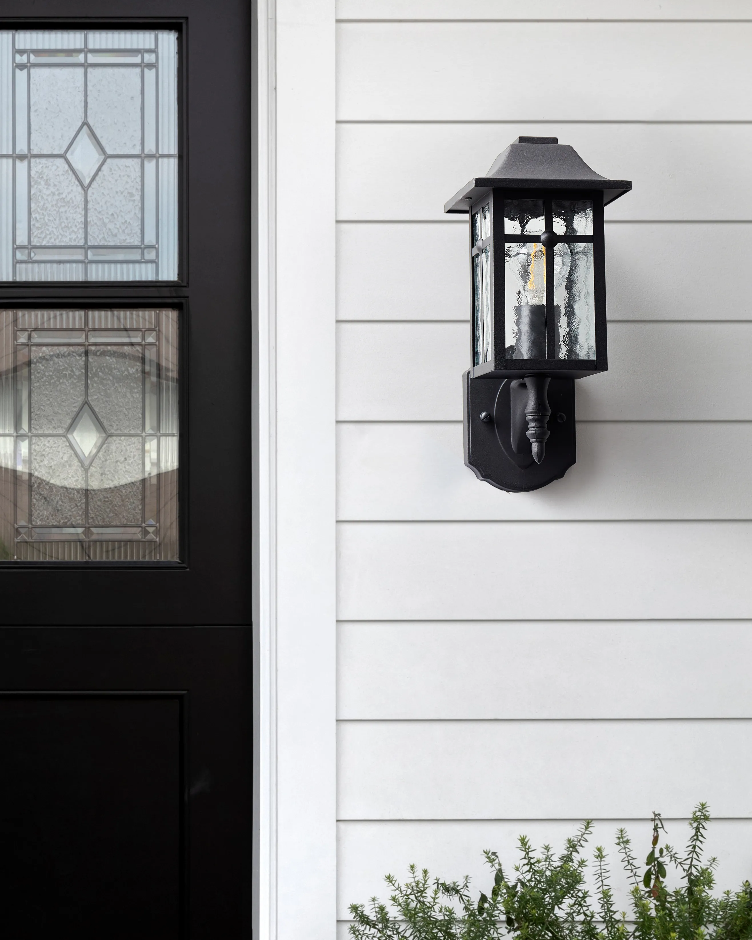 Buiten wandlamp ALATA Zwart
