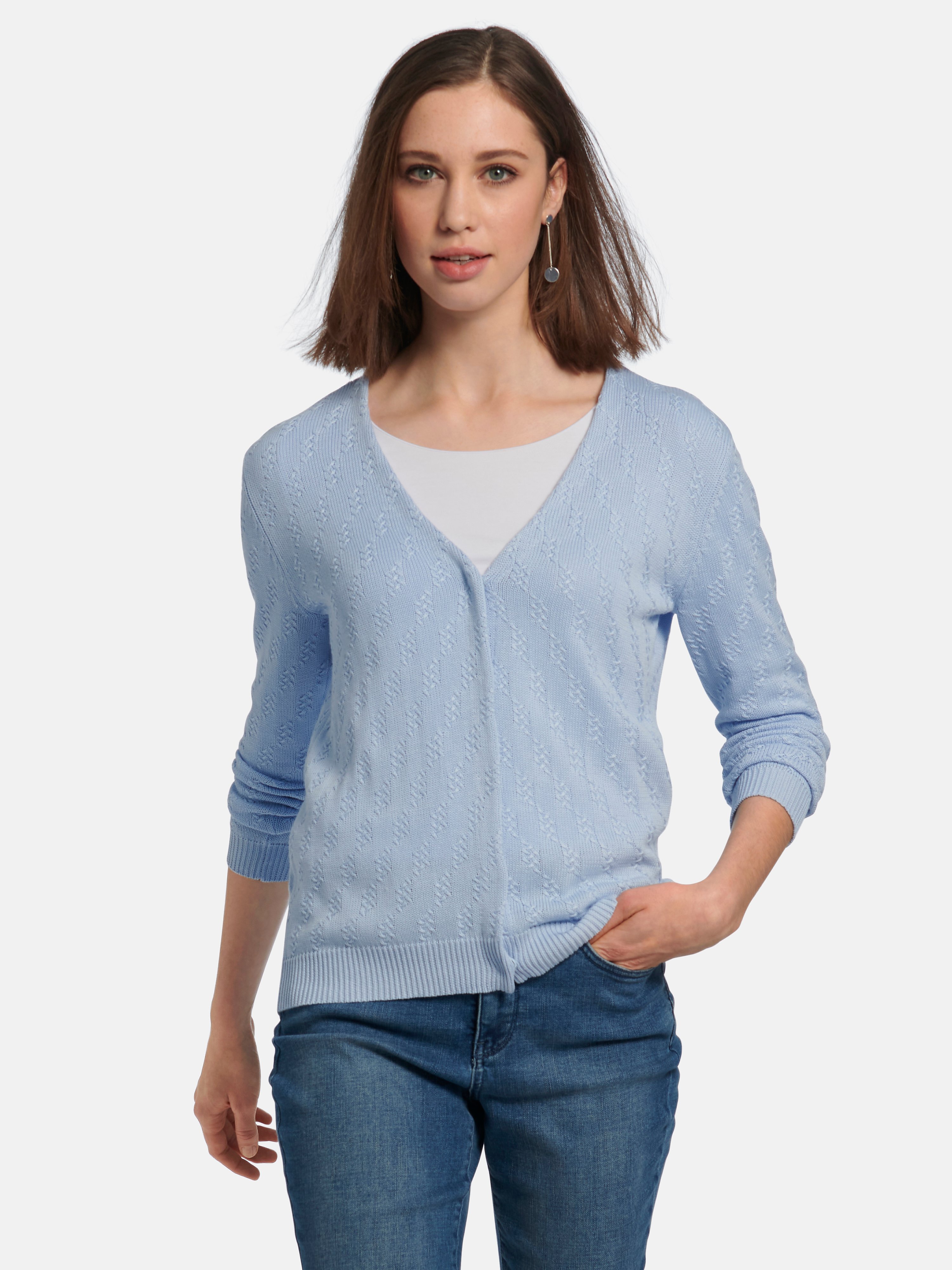 Strickjacke aus 100% SUPIMA®-Baumwolle
