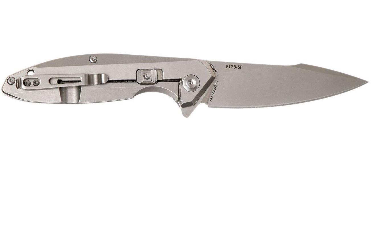 Ruike P128-SF zakmes, Stonewashed finish