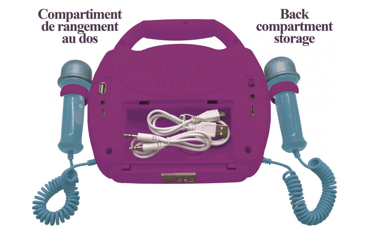 Frozen 2 bluetooth karaokespeler met 2 microfoons