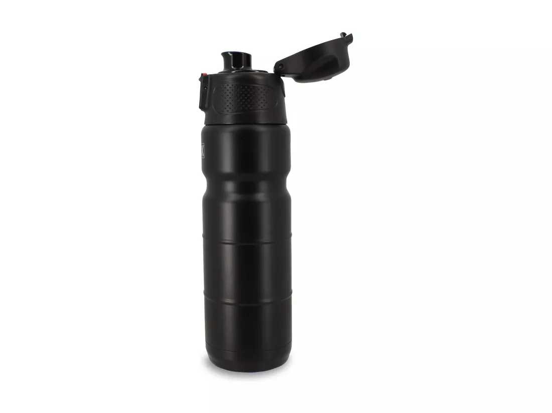 Yack - Bouteille Isotherme Yack 50cl En Acier Inoxydable Noir