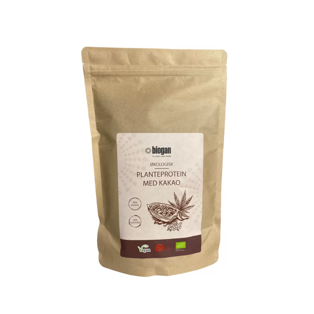 Biogan Planteprotein med Kakao Ø - 450 g