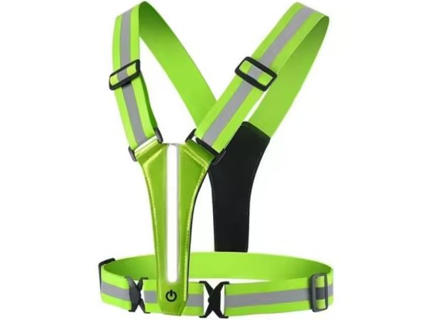 Universal Led ONE Genopladelig Vest, Fluor