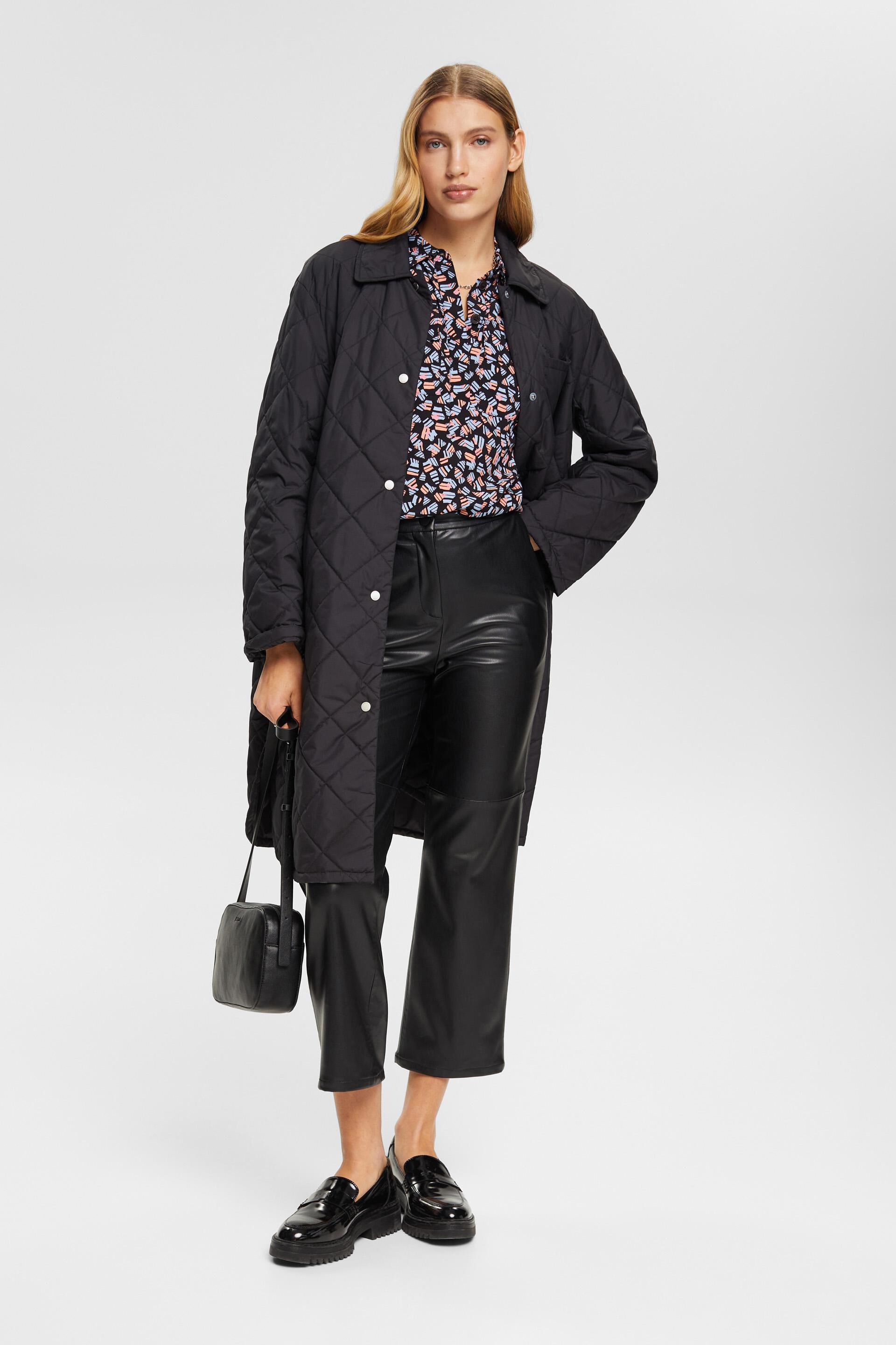 Blouse en crêpe à motif all-over