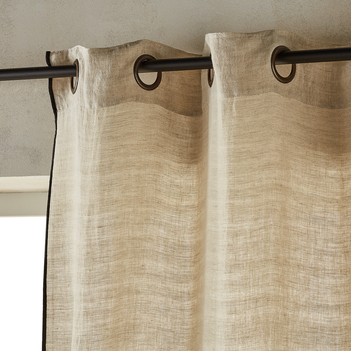 AM.PM<br>Cortina em linho chambray, Bombaya