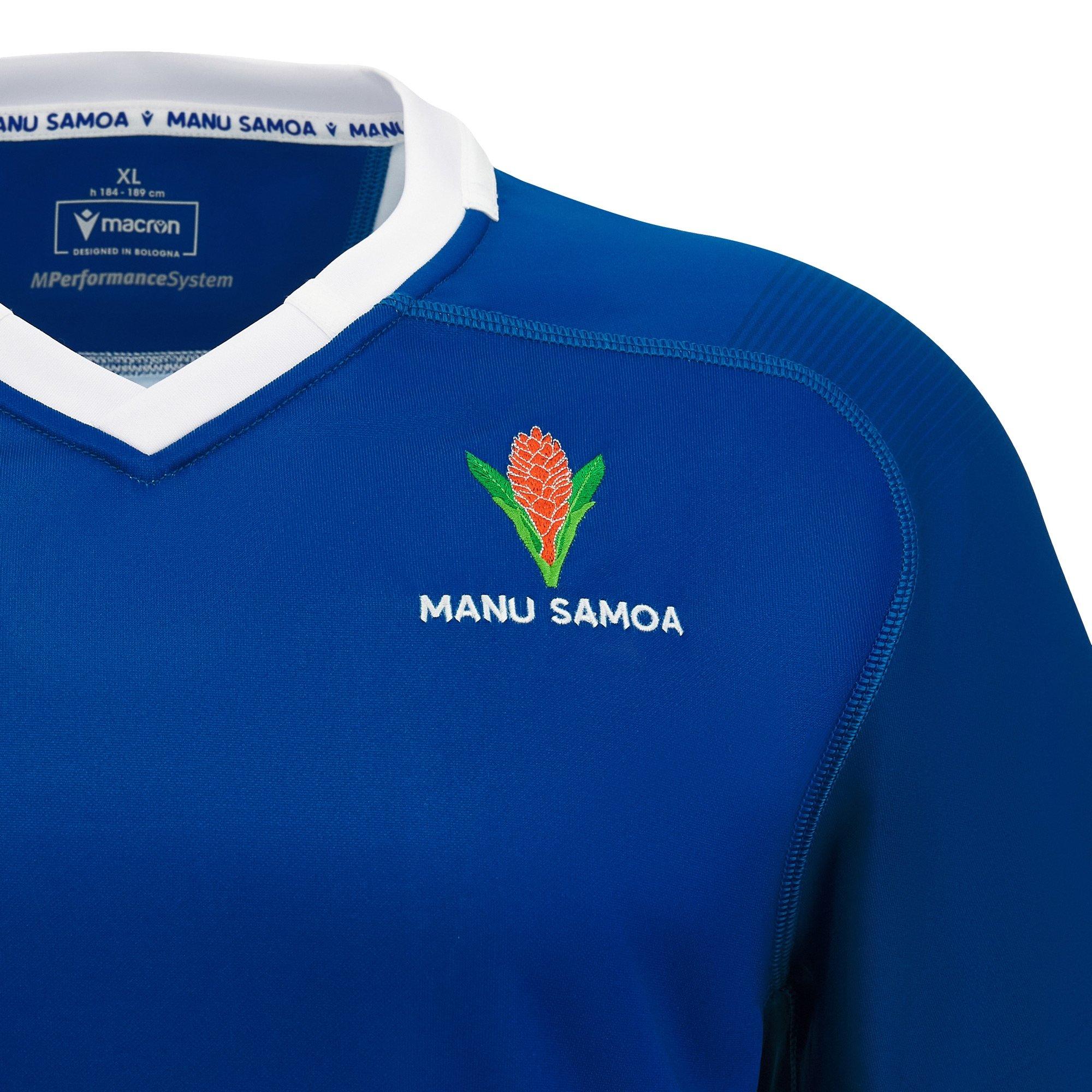 Macron Samoa 23 24 Home Rugby Shirt