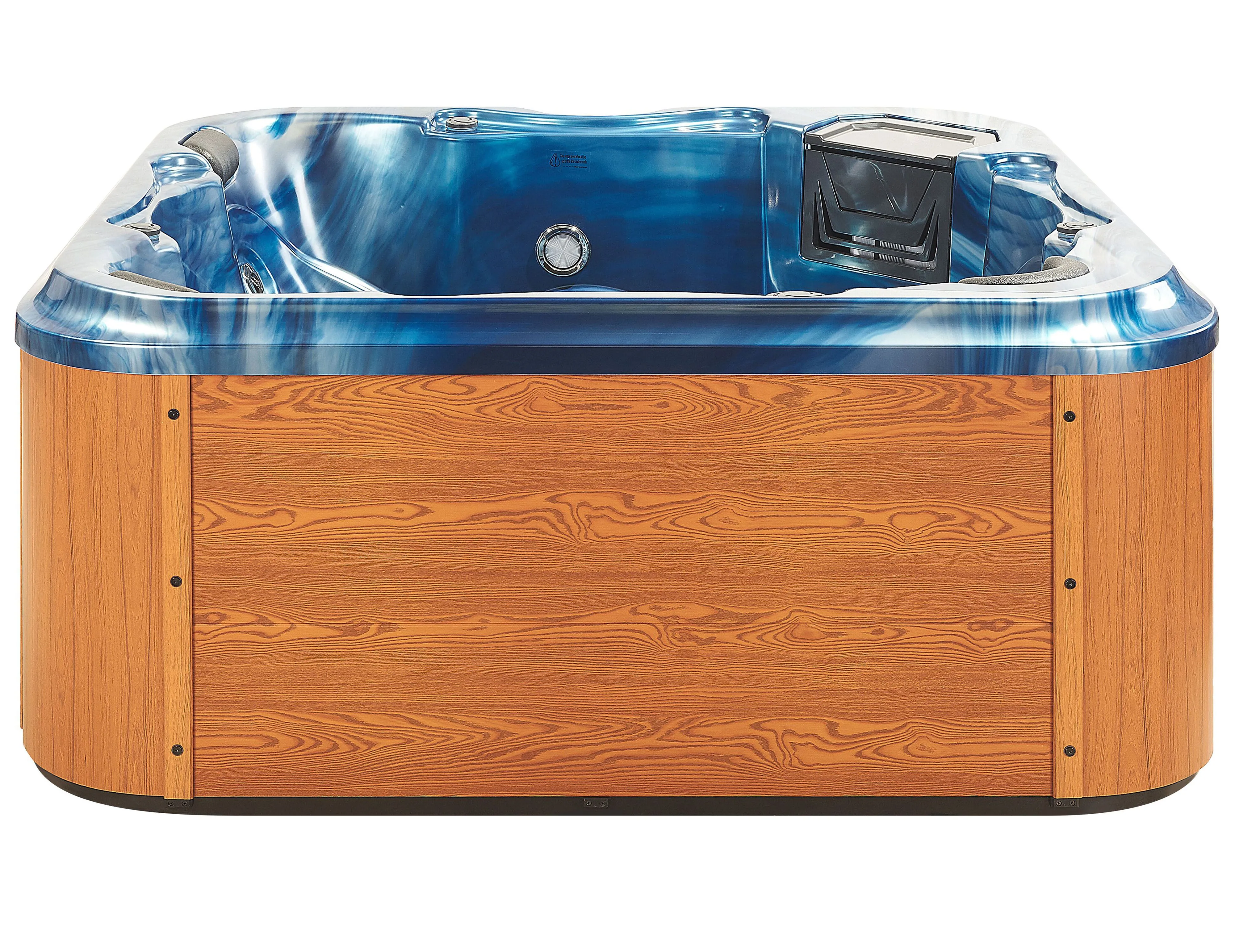 Buiten hottub met LED TULAROSA Blauw