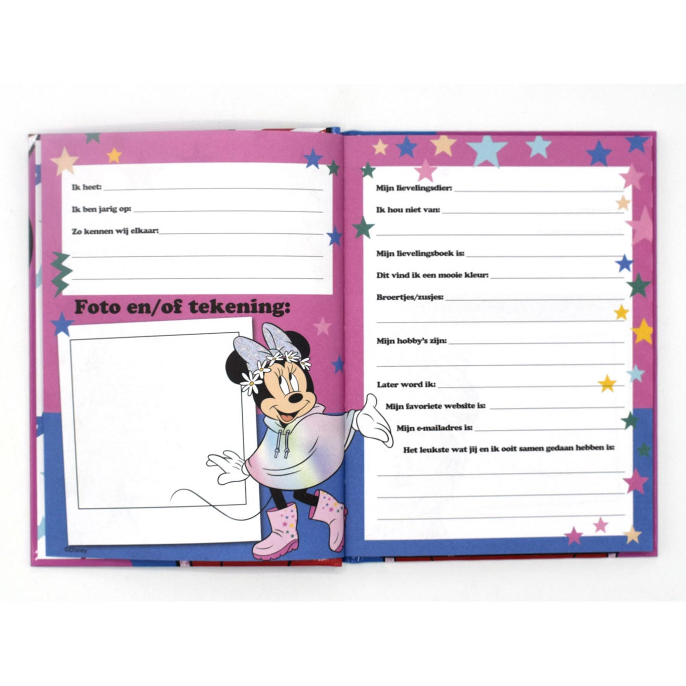 Vriendenboek Minnie Mouse