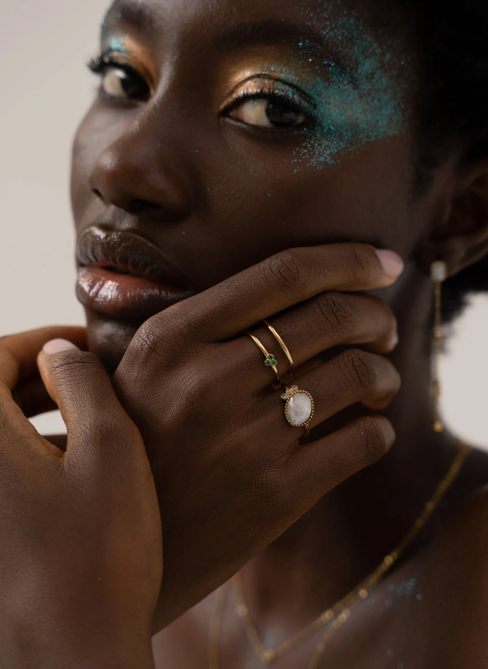 EREBE - Bague fine erebe | Vert