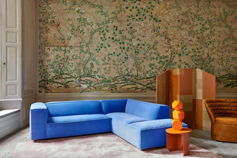 FÉST Dunbar bank met Longchair rechts Sydney 22 beige