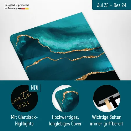 Häfft Verlag Chäff-Timer mini A6, 23/24, 1 Stück, 10-fach sortiert