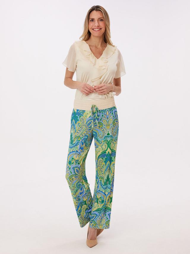 Palazzohose mit Paisleyprint