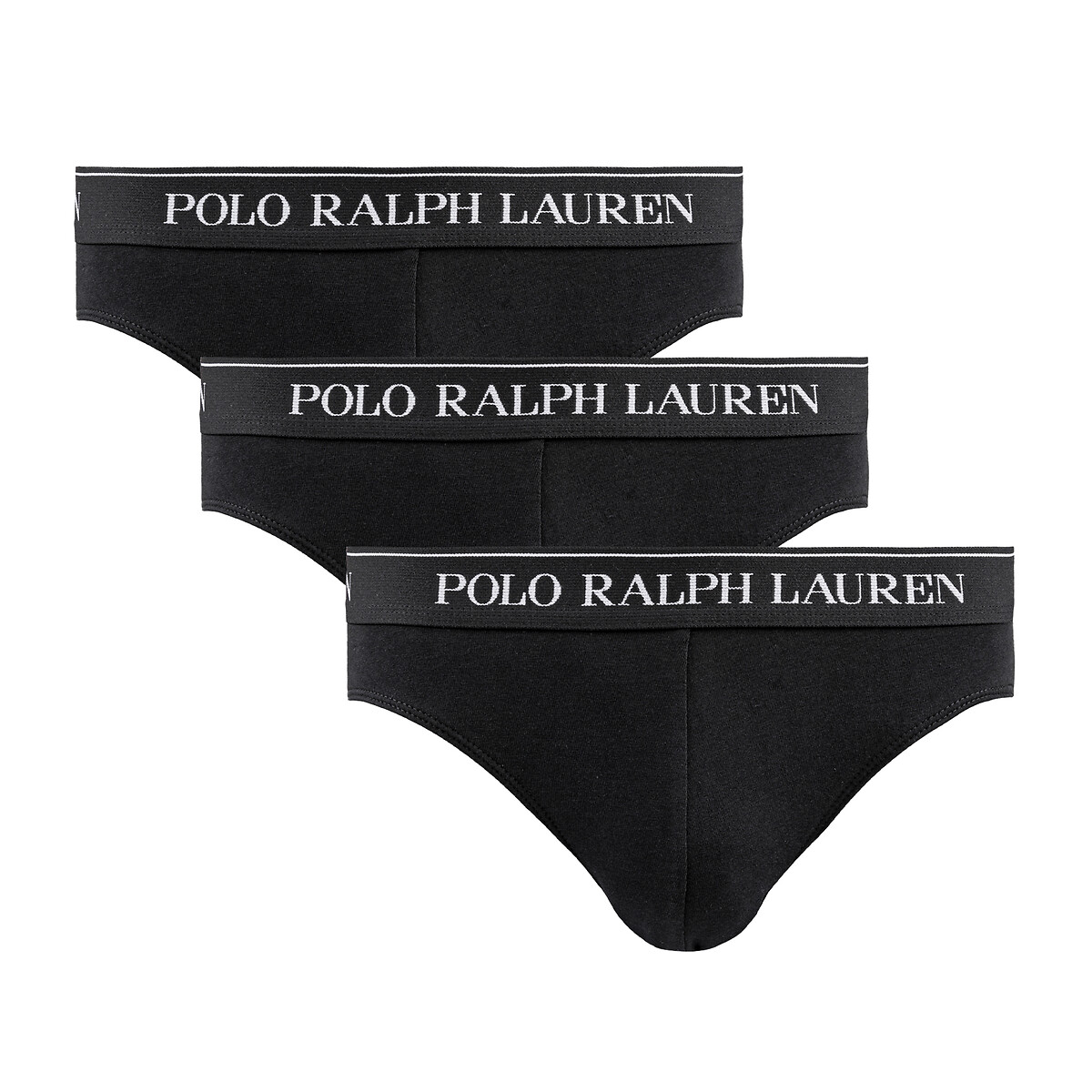 POLO RALPH LAUREN<br>Conjunto de 3 cuecas lisas