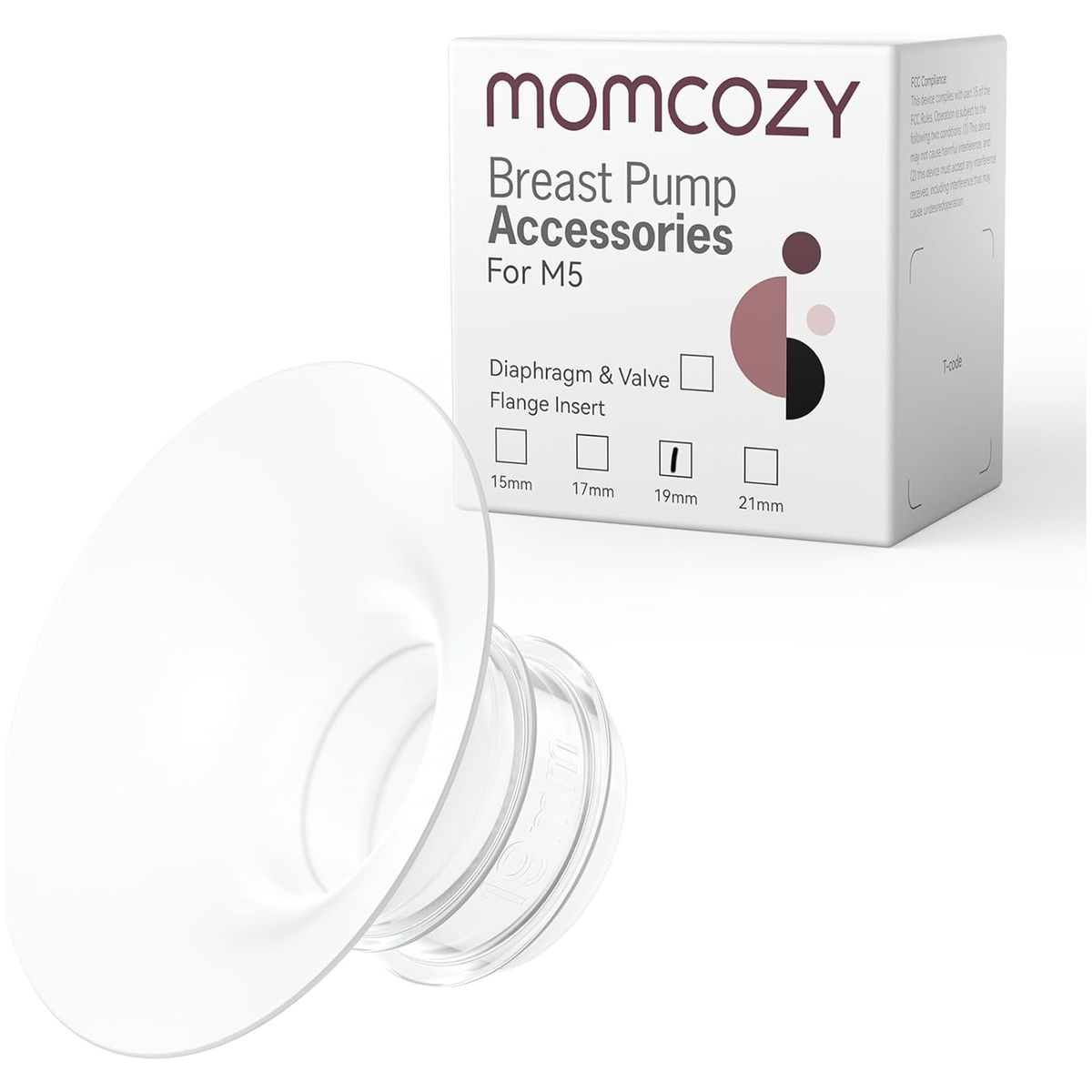 MomcozyMomcozy   Brusthaubeneinsatz für M5 Milchpumpe 19mm