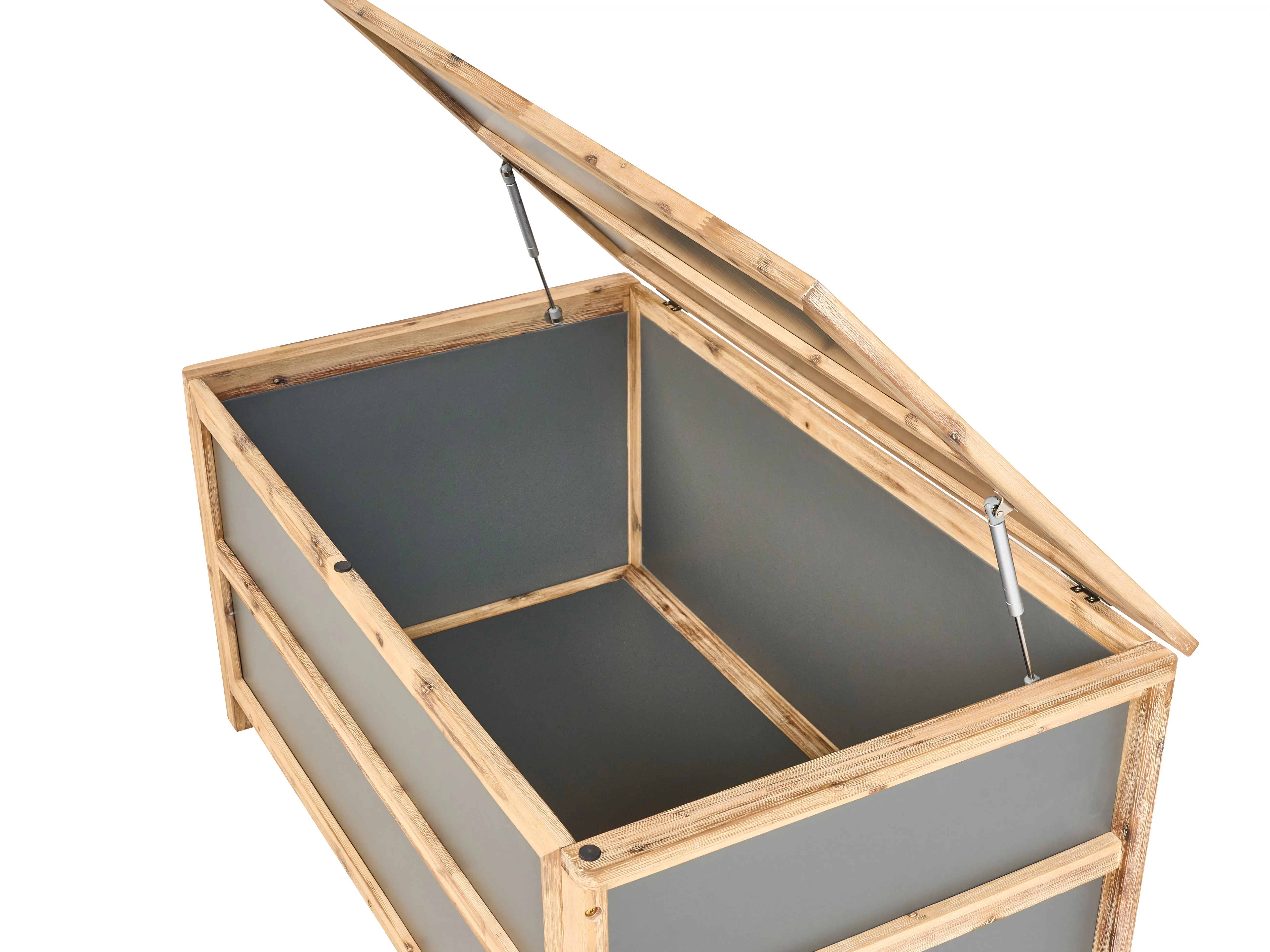 Kussenbox ACATE 121 cm 72 cm Grijs