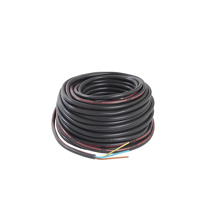 Câble électrique U1000R2V 3x1,5 mm² - 25 m