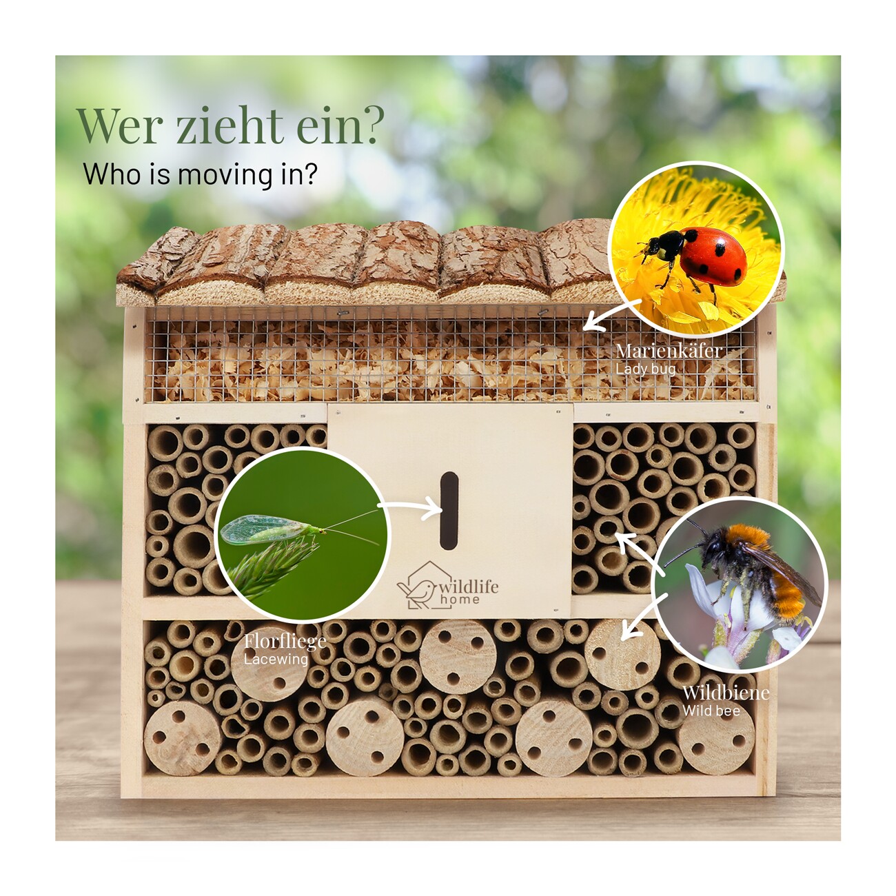 WILDLIFE HOME Wildbienen-Villa