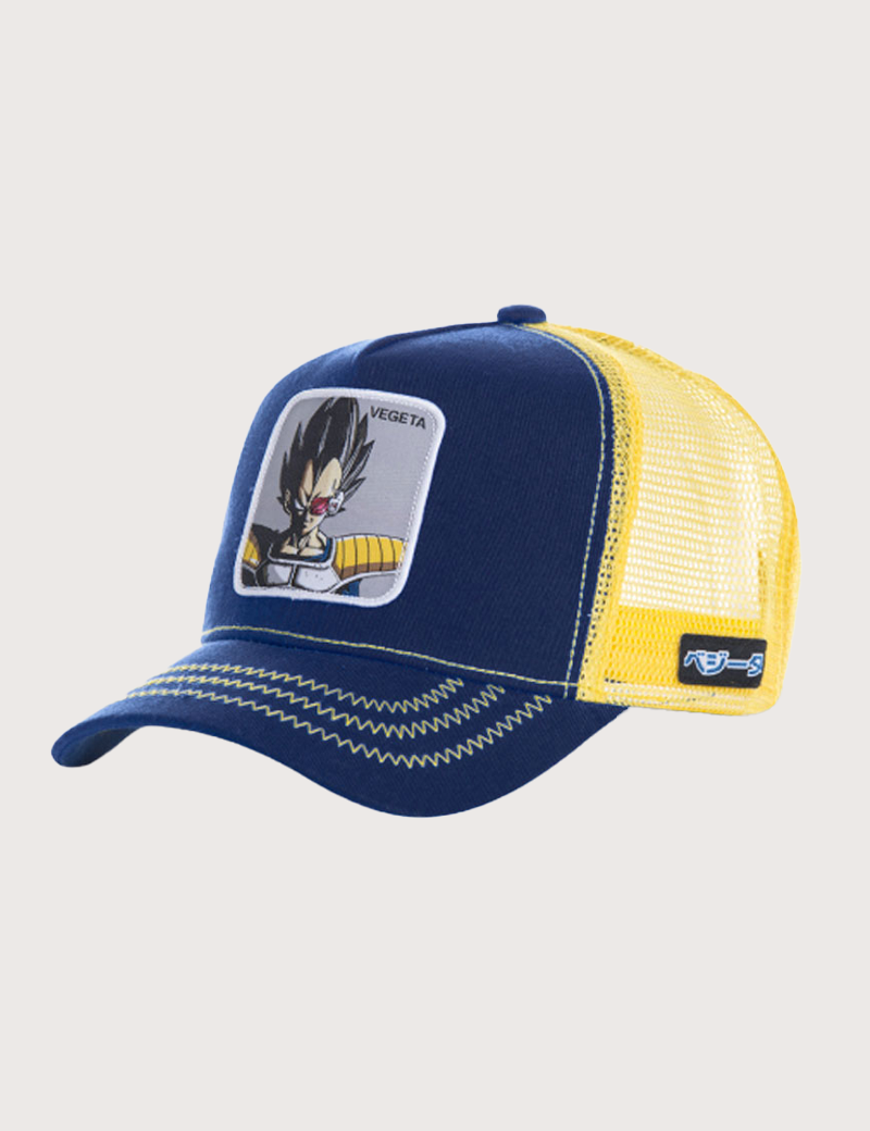 CAPSLAB CASQUETTE TRUCKER VEGETA BLEU/JAUNE