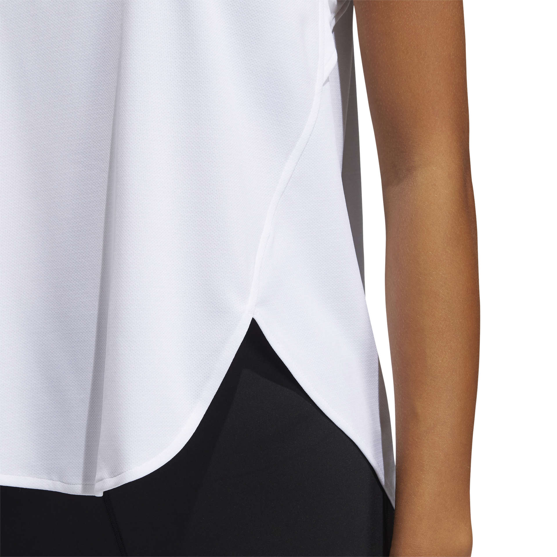 adidas Bos Logo Hardloopshirt Zonder Mouwen Wit Dames