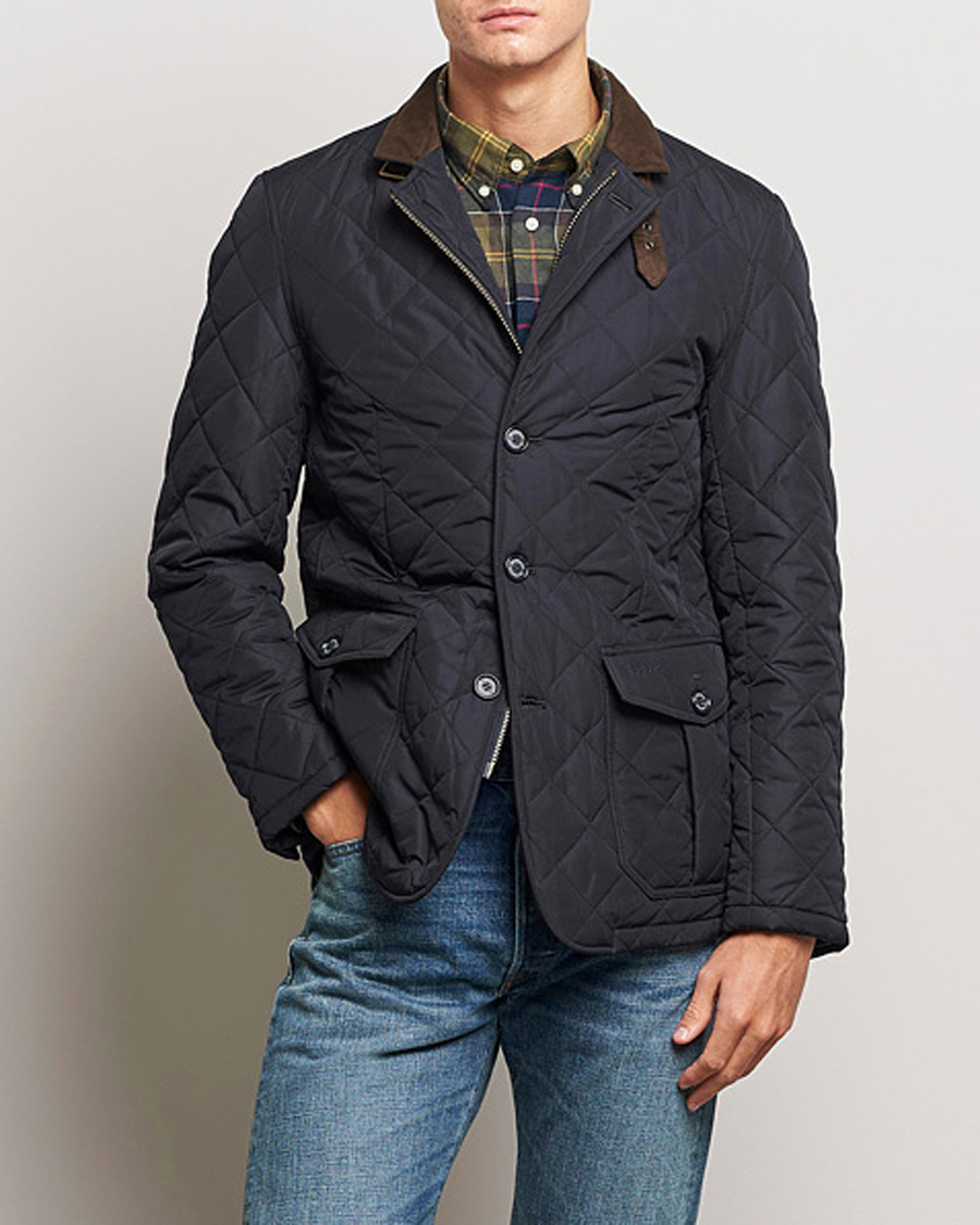 Barbour Lifestyle Quilted Lutz Jacket Navy