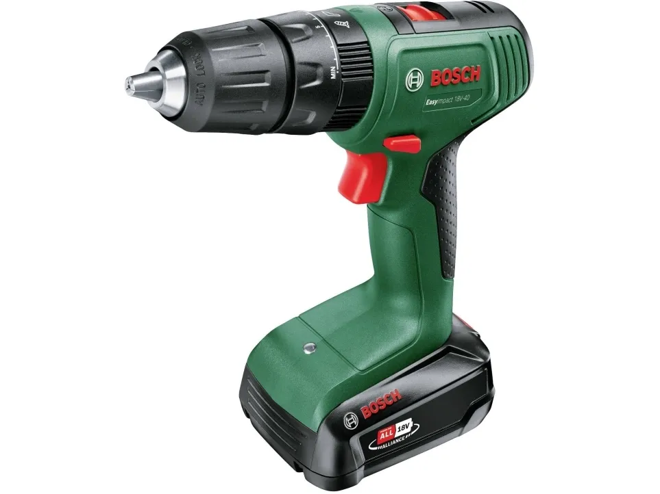 Bosch AKKUSLAGBOREMASKINE 18V-40 2X1,5AH S-BOX