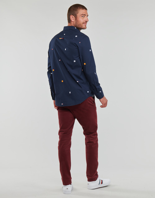 Tommy Jeans - TJM CLSC FLAG CRITTER SHIRT Marino