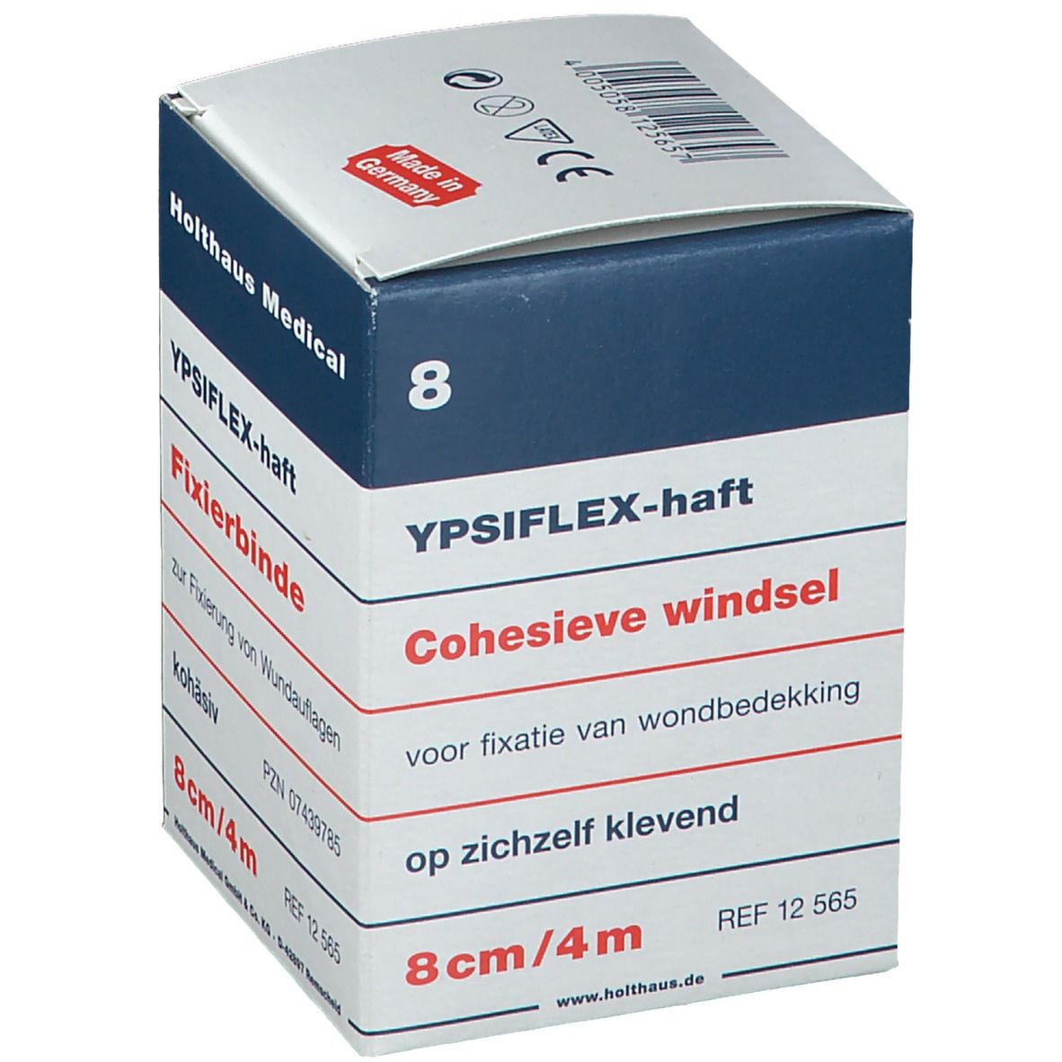 YPSIFLEX® haft Elastische Mullbinde 8 cm x 4 m