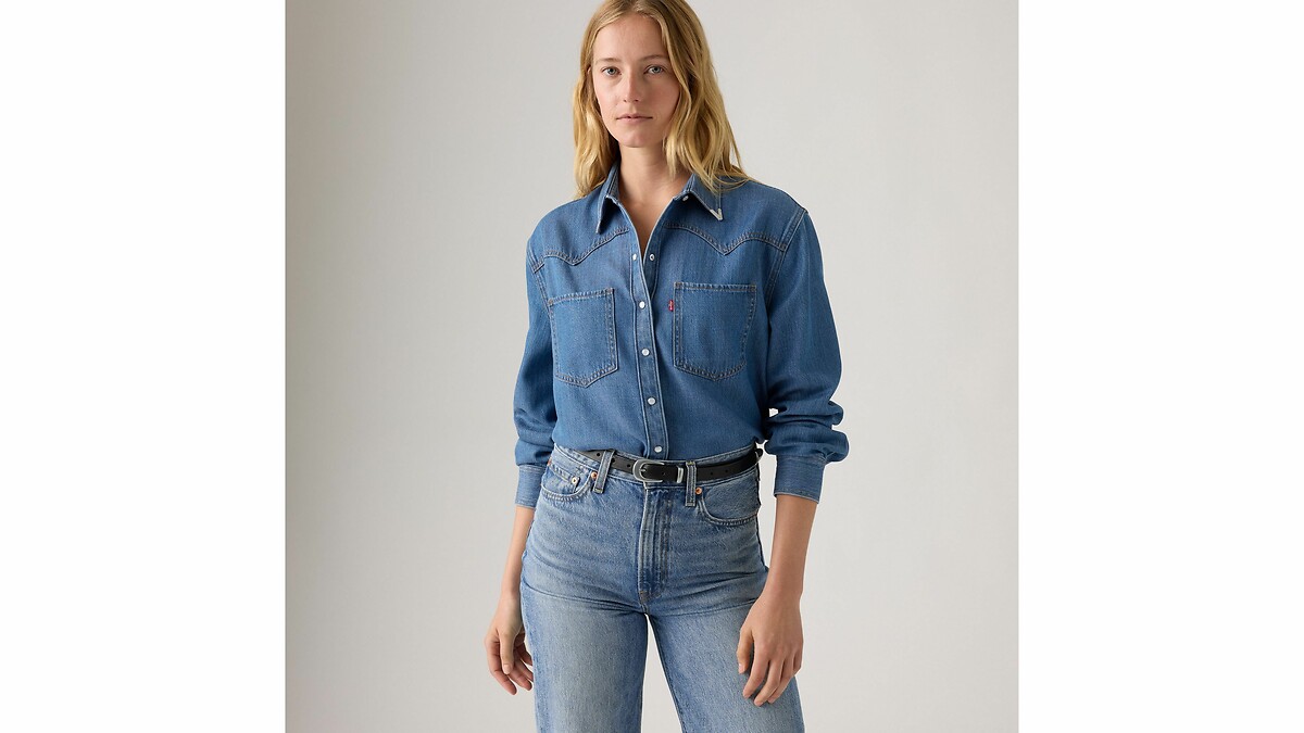 LEVI'S<br>Hemd com estampa Teodora Western