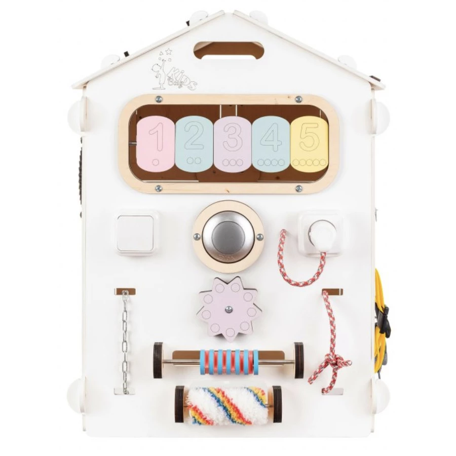 Montessori® BusyKids House - Pastell Weiss Montessori® by Busy Kids mehrfarbig