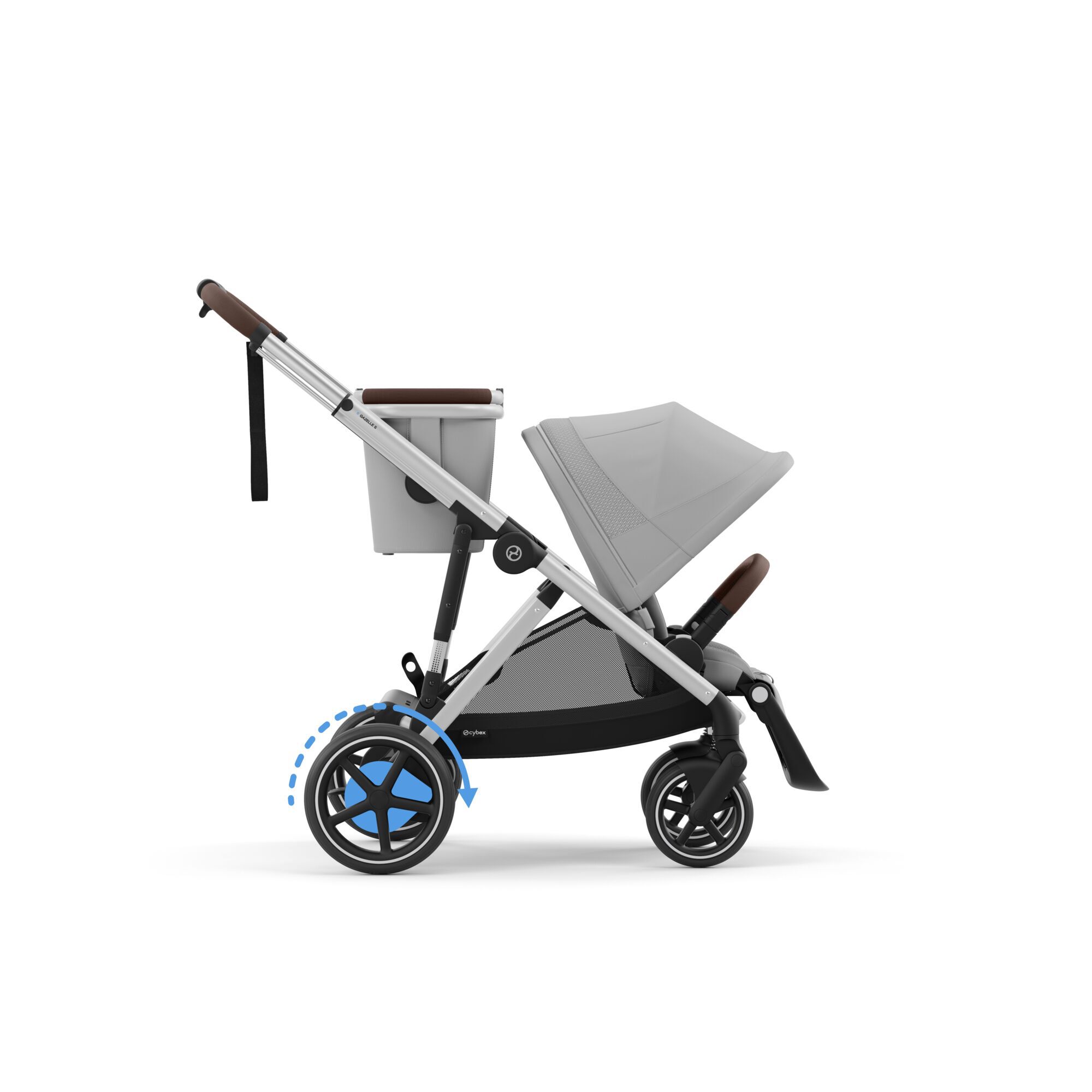 e-Gazelle S Stone Grey (Silver Frame)