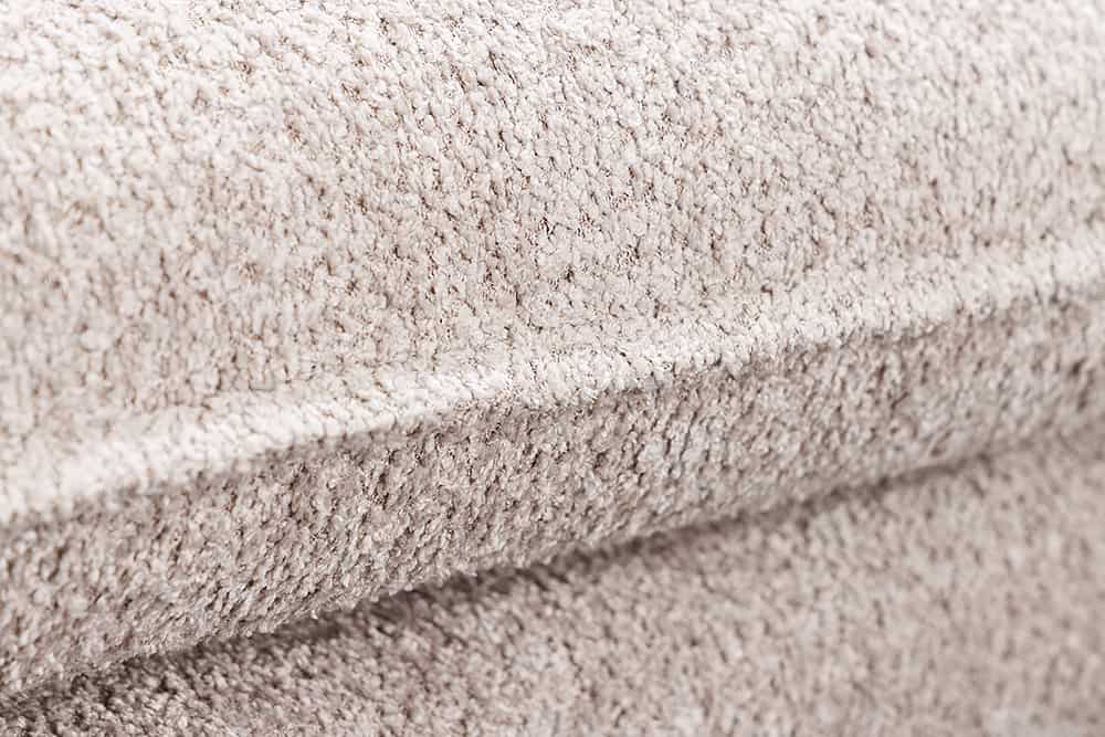 Großes 3-Sitzer Sofa HEAVEN 200cm champagner beige Bouclé Federkern Hussensofa