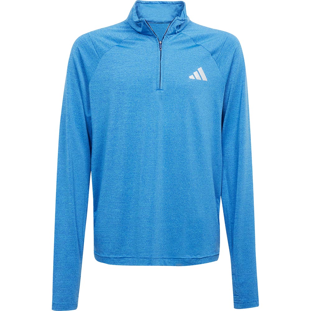 adidas All Sports Favorite 1/4-Zip Longsleeve Kinder bright cyan
