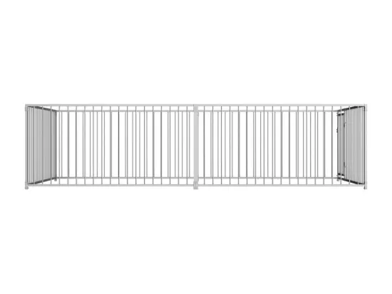 Chenil extérieur cage enclos 200 x 400 x 100 cm 02_0000345