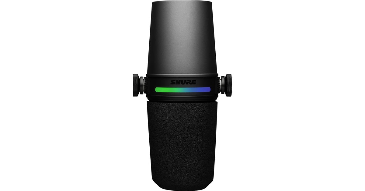 SHUREMV7i Slimme Microfoon & Interface  (Zwart)