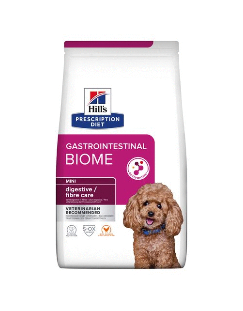 Hill's Prescription Diet Gastrointestinal Biome Mini Digestive+ Fibre Care Zak Kip - Hondenvoer