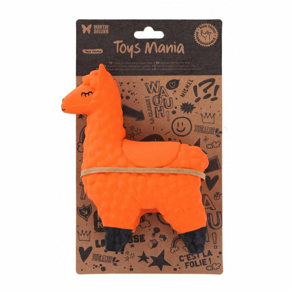 Lama sonore pour chiens jouet en latex naturel